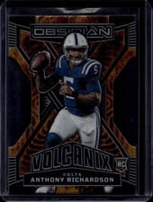 2023 Panini Obsidian Volcanix Anthony Richardson #6 card