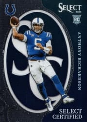 2023 Panini Select Select Certified Rookies Anthony Richardson #24 card