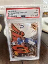 2023 Panini Zenith Zoom! Anthony Richardson #1 card