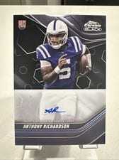 2023 Topps Composite Topps Chrome Black Autographs Set Anthony Richardson #TCBA-AR card