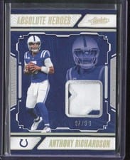 2024 Panini Absolute Absolute Heroes Memorabilia Anthony Richardson #AHM-ARN card