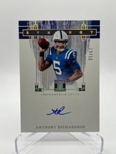 2024 Panini Impeccable Synergy Signatures Anthony Richardson #1 card