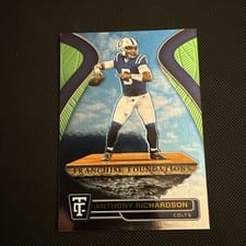 2024 Panini Totally Certified Franchise Foundations Anthony Richardson #21 card