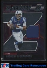 2024 Panini Zenith Z Jersey Anthony Richardson #ZJ27 card