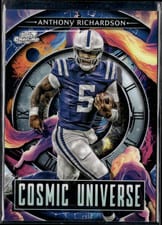 2024 Topps Chrome Cosmic Cosmic Universe Anthony Richardson #CU-12 card