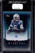 2024 Topps Midnight Stroke of Midnight Autographs Anthony Richardson #SMA-AR card