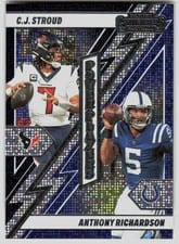 2024 Panini Contenders Power Players Anthony Richardson / C.J. Stroud #5 card