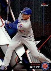 2018 Finest Base Set Anthony Rizzo #37 card