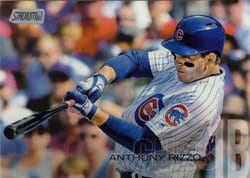 2018 Stadium Club Base Set Anthony Rizzo #165 card