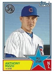 2018 Topps 1983 Topps Baseball 35th Anniversary All-Stars Anthony Rizzo #83AS-34 card