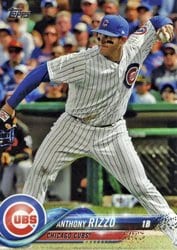 2018 Topps Base Set Anthony Rizzo #50 card