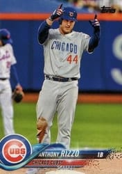 2018 Topps Base Set Anthony Rizzo #50 card