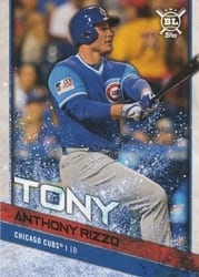 2018 Topps Big League Base Set Anthony Rizzo #91b card