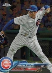 2018 Topps Chrome Base Set Anthony Rizzo #49 card