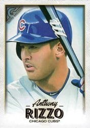 2018 Topps Gallery Base Set Anthony Rizzo #45 card