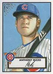 2018 Topps Gallery Heritage Anthony Rizzo #H-37 card