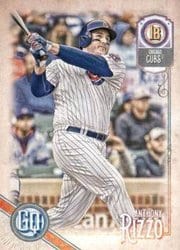 2018 Topps Gypsy Queen Base Set Anthony Rizzo #87 card