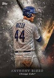 2018 Topps Inception Base Set Anthony Rizzo #66 card