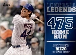 2018 Topps Longball Legends Anthony Rizzo #LL-26 card
