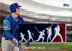2018 Topps Players Weekend Logo Patches Anthony Rizzo #PWP-ARI card