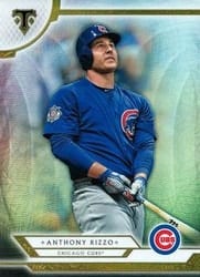 2018 Topps Triple Threads Base Set Anthony Rizzo #8 card