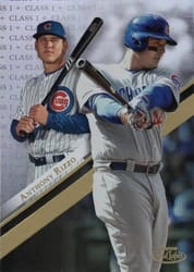 2019 Topps Gold Label Base Set Anthony Rizzo #13 card