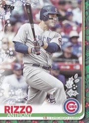 2019 Topps Holiday Base Set Anthony Rizzo #HW26 card
