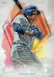 2019 Topps Inception Base Set Anthony Rizzo #90 card