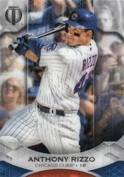 2019 Topps Tribute Base Set Anthony Rizzo #78 card
