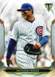 2019 Topps Triple Threads Base Set Anthony Rizzo #70 card