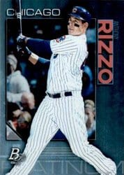 2020 Bowman Platinum Base Set Anthony Rizzo #23 card