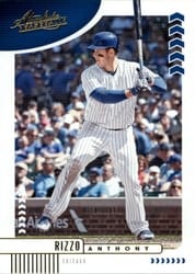 2020 Panini Absolute Base Set Anthony Rizzo #13 card