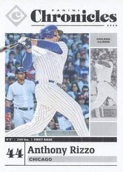 2020 Panini Chronicles Base Set Anthony Rizzo #9 card