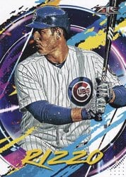 2020 Topps Fire Base Set Anthony Rizzo #6 card