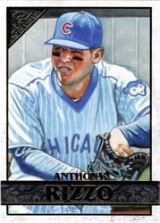 2020 Topps Gallery Base Set Anthony Rizzo #103 card