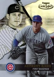 2020 Topps Gold Label Base Set Anthony Rizzo #19 card