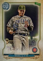 2020 Topps Gypsy Queen Base Set Anthony Rizzo #86 card