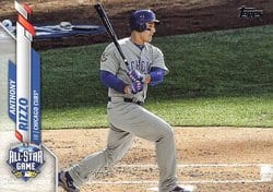 2020 Topps Update Base Set Anthony Rizzo #U-201 card