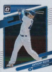 2021 Donruss Optic Base Set Anthony Rizzo #168 card