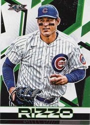 2021 Topps Fire Base Set Anthony Rizzo #21 card