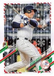2021 Topps Holiday Base Set Anthony Rizzo #HW124 card