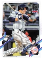 2021 Topps UK Edition Base Set Anthony Rizzo #95 card