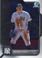 2022 Bowman Chrome Base Set Anthony Rizzo #86 card