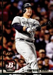 2022 Bowman Heritage Base Set Anthony Rizzo #74 card