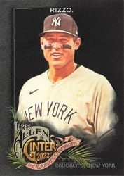2022 Topps Allen & Ginter X Base Set Anthony Rizzo #56 card