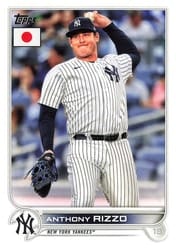 2022 Topps Japan Edition Base Set Anthony Rizzo #173 card