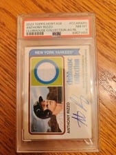 2023 Topps Heritage Clubhouse Collection Autograph Relics Anthony Rizzo #CCAR-ARO card