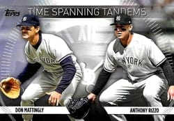 2023 Topps Update Time-Spanning Tandems Anthony Rizzo / Don Mattingly #TS-6 card