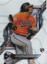 2018 Topps High Tek Base Set Anthony Santander #HT-ASA card