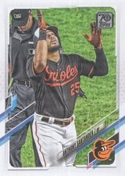 2021 Topps Base Set Anthony Santander #320 card